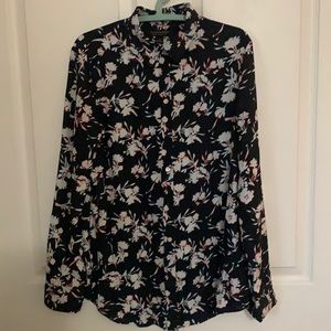 Banana republic floral print size small